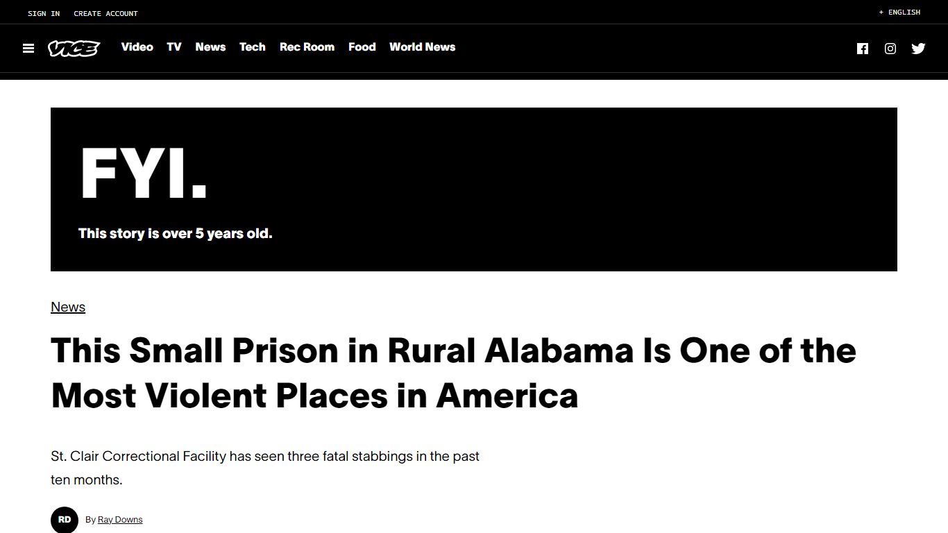 This Small Prison in Rural Alabama Is One of the Most Violent ... - Vice